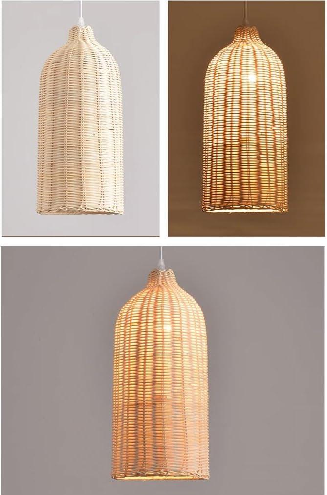 Woven Rattan Capsule Pendant Light