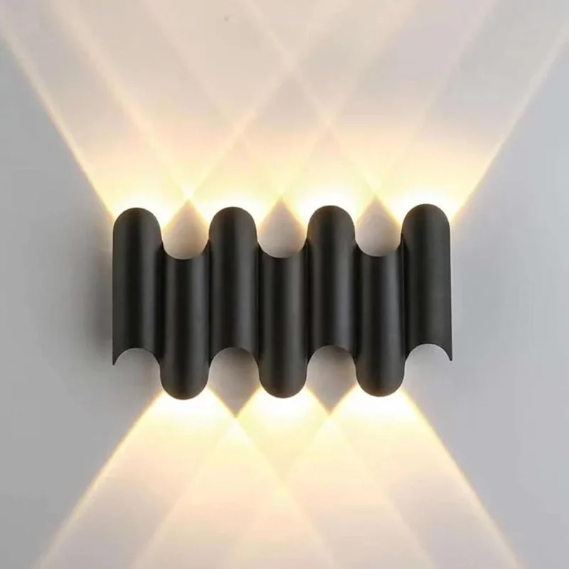 Waveform Up-Down LED Wall Light - Image 3