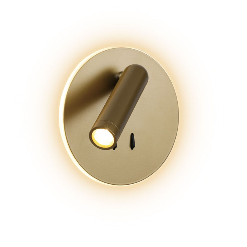 Bedside Wall Lamp Gold