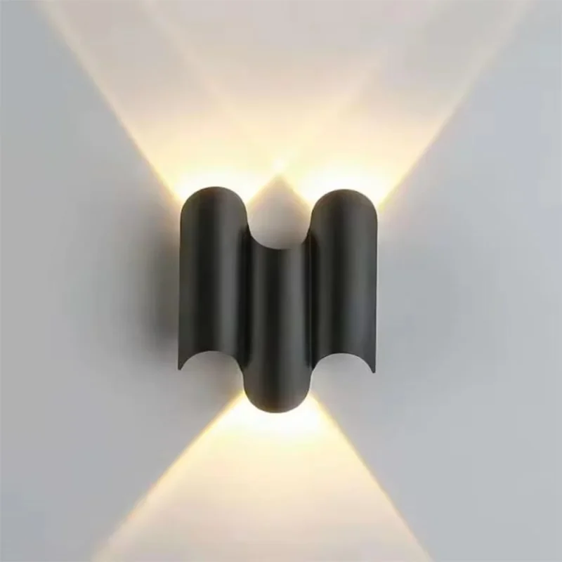 Waveform Up-Down LED Wall Light