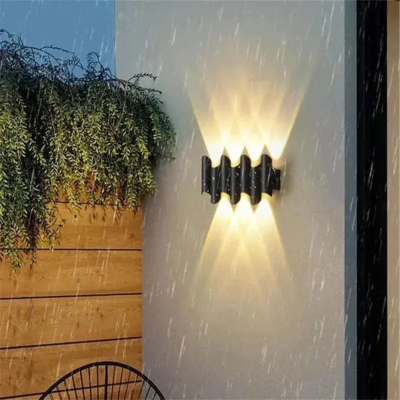 Waveform Up-Down LED Wall Light - Image 4