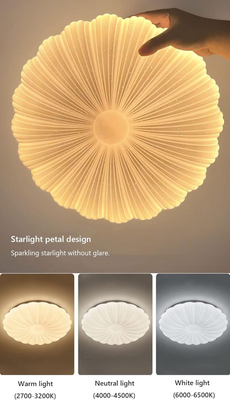 Lotus Bloom LED Ceiling Light - Image 6