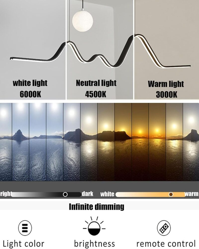 WaveLine LED Pendant - Image 3