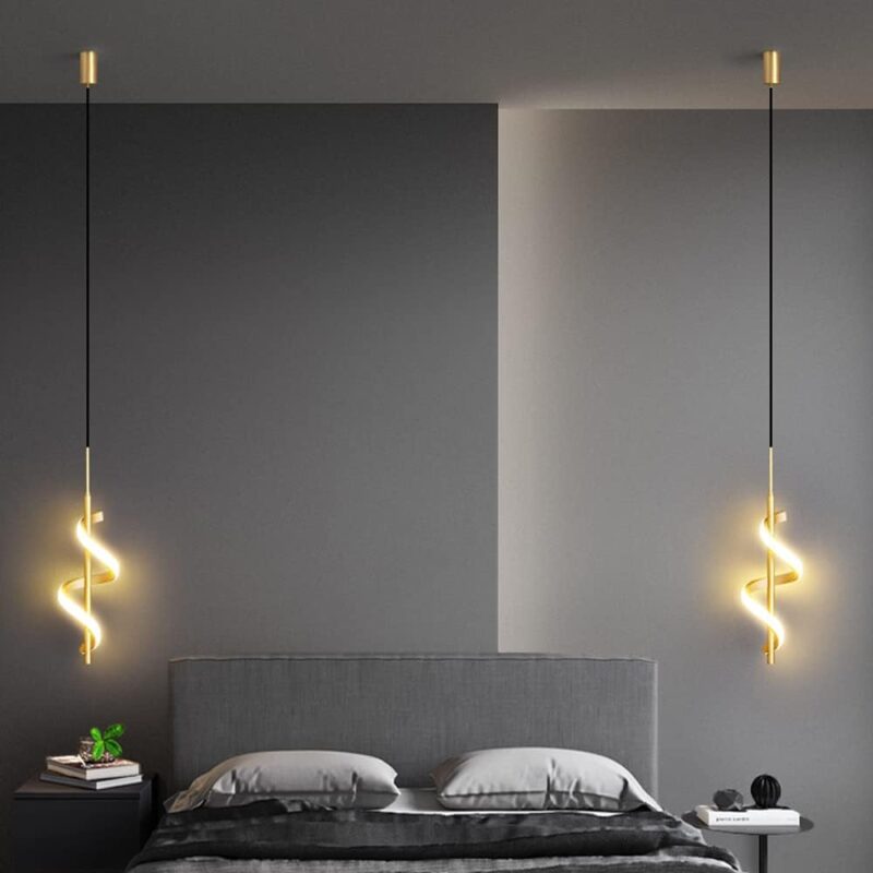 Spiral LED Pendant Light – Helix Mini Edition - Image 3