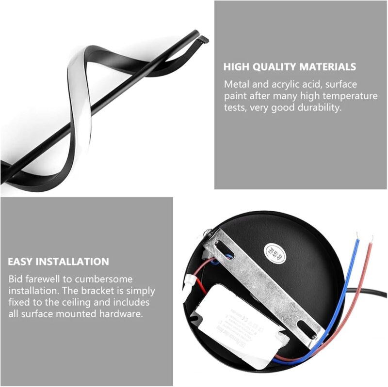 Spiral LED Pendant Light – Helix Mini Edition - Image 6