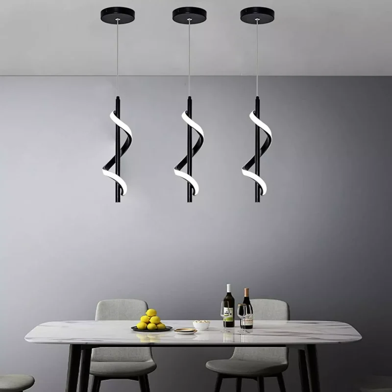 Spiral LED Pendant Light – Helix Mini Edition - Image 5
