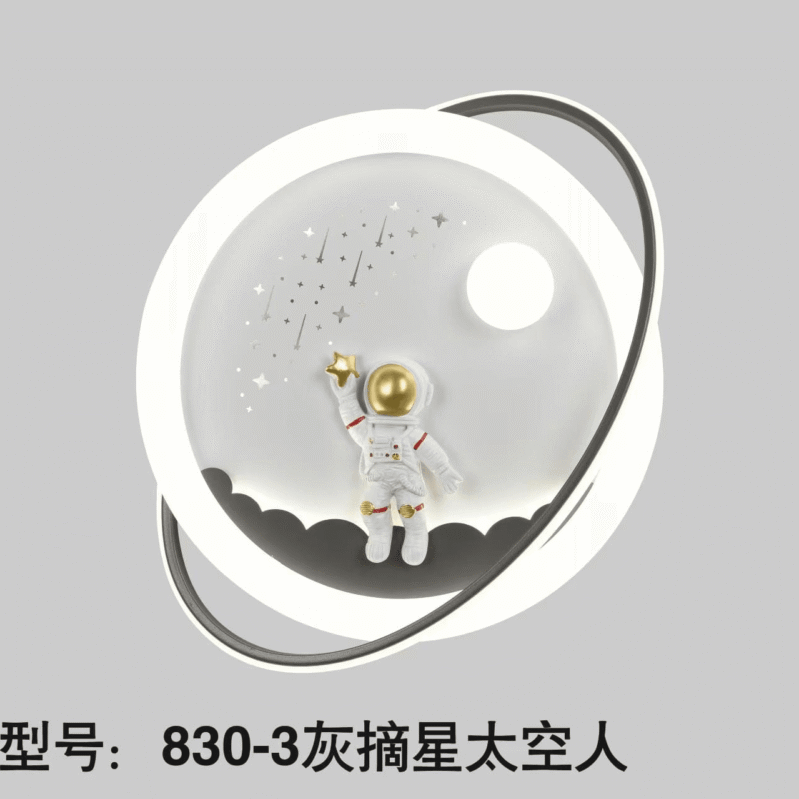 Star-Reacher Astronaut Orbital LED Ceiling Light